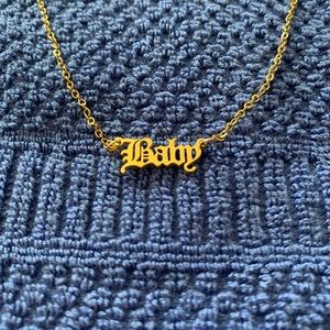 Gold Baby Necklace